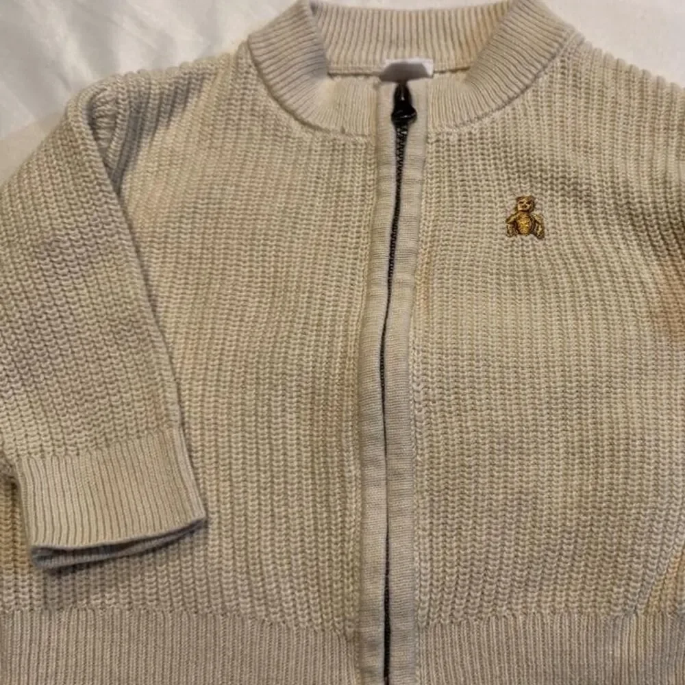 Gap Cream and Tan Jumper Sweater Cardigan